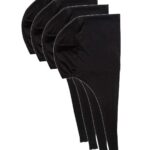 4 Adet Tesettür Bone Bağcıklı Likralı Siyah