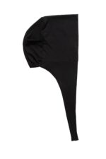 5 Adet Tesettür Bone Bağcıklı Likralı Siyah - Görsel 2