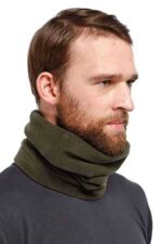 2 Adet Polar İpli Bere ve Boyunluk Kırmızı Yeşil - Görsel 7